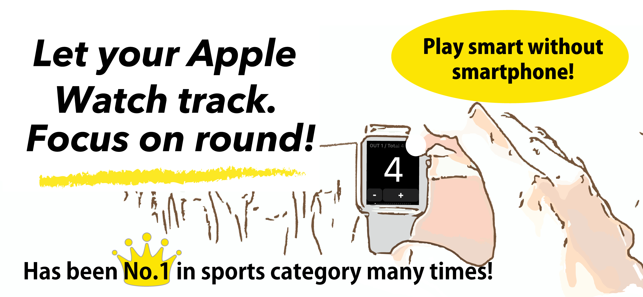 welvaart Ik was mijn kleren Mysterie GOLF SCORE COUNTER, the best iOS apple watch golf score counter | the  perfect iOS app for golf tracking.